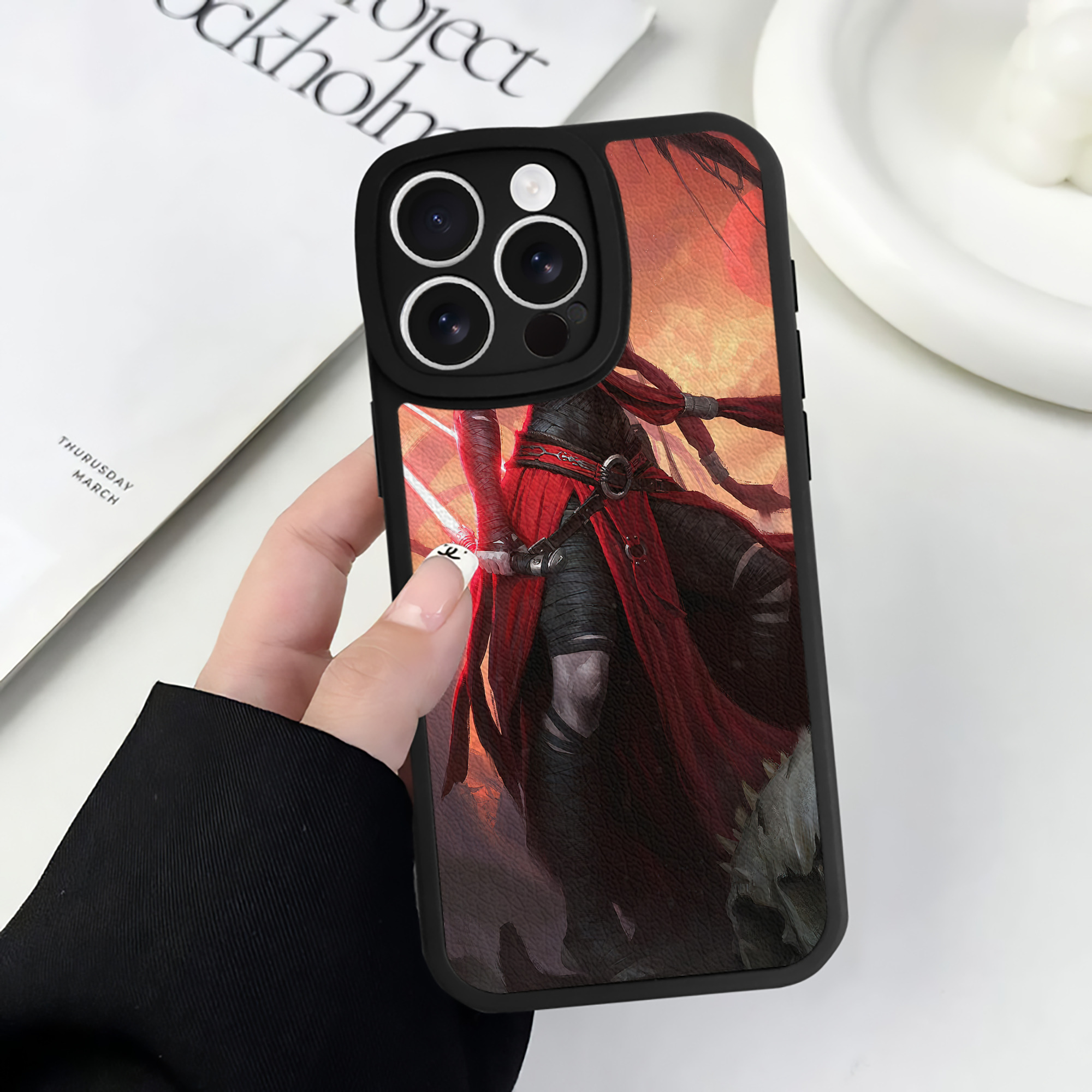 （画像用） スター・ウォーズ Star Wars 【iPhone 16シリーズ対応】シリコンスマホケース（レザー調） 材質：シリコン